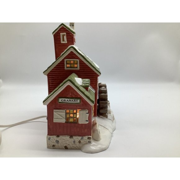 Dept. 56 J. Young's Granary Porcelain House - Picture 3 of 16